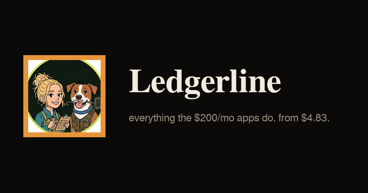Ledgerline — field service software